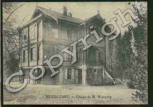 Ville de BEAUCOURT Carte postale ancienne